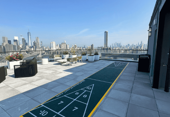 PlanetShuffleboard4'x27' on a NY tower