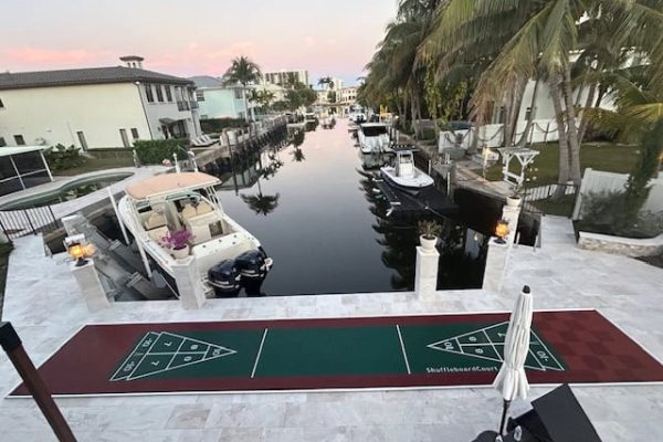PlanetShuffleboard6'x35' near a marina in south